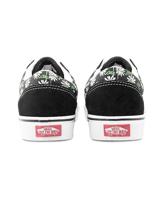 Vans Black Comfycush Old Skool 'Scribble Flower' for men