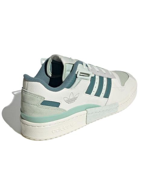 Adidas Blue Forum Exhibit Low Shoes 'Off Cloud Core' for men