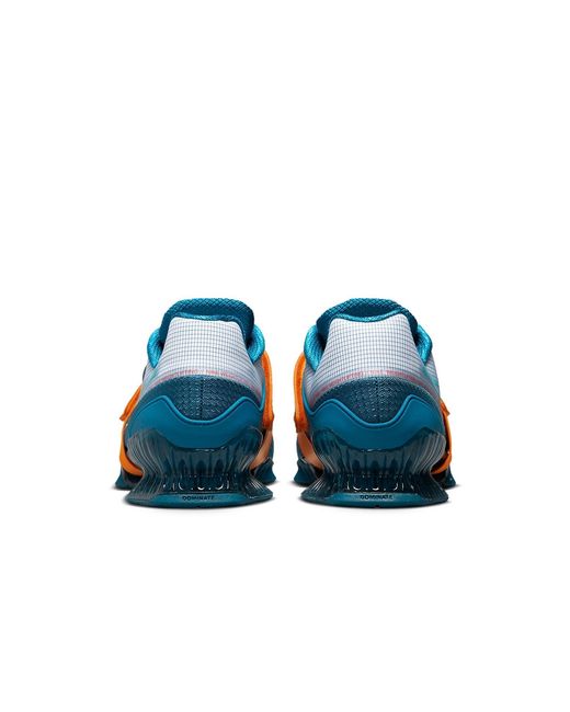 Nike Blue Romaleos 4 'Marina Kumquat' for men
