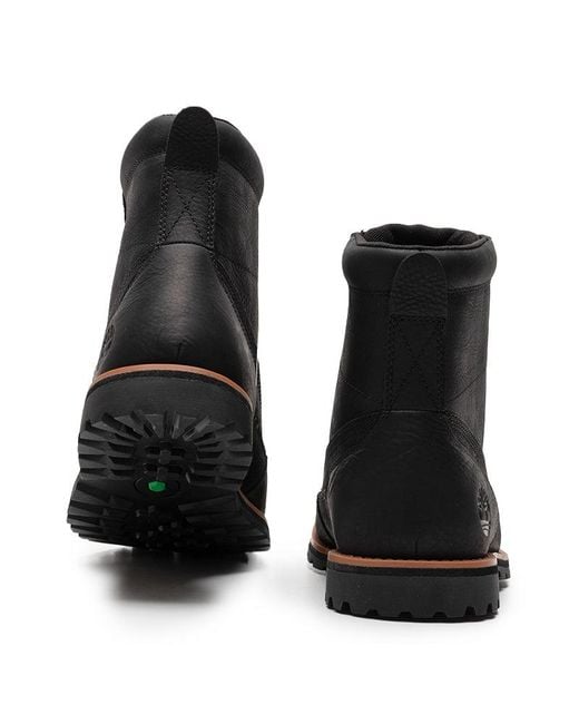 Timberland Black Attleboro 6 Inch Boot Full Grain' for men