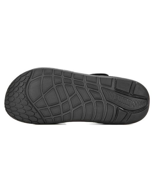 PUMA Black Softride Sandal Pure Tile' for men