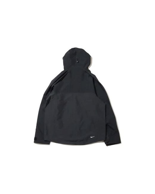 Nike Blue Acg Solid Color Long Sleeves Hooded Jacket Autumn for men