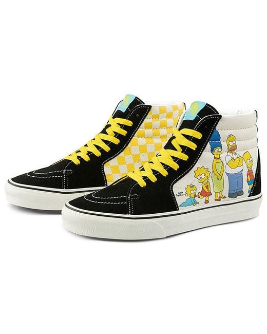 Vans Blue The Simpsons X Sk8-Hi 'Simpsons Family 1987-2020' for men