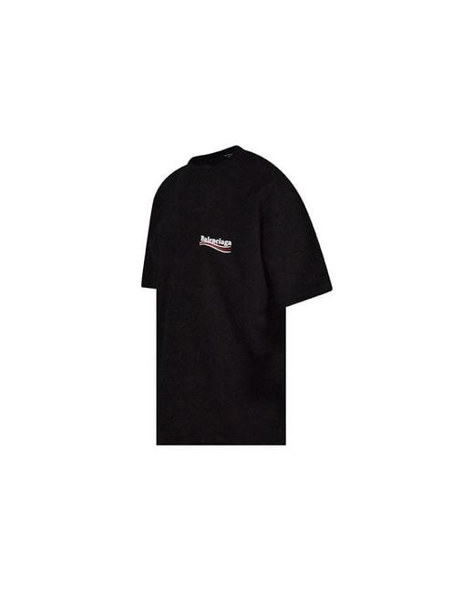 Balenciaga Black Political Campaign T-Shirt Large Fit for men
