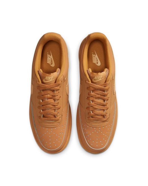Nike Brown Court Vision Low 'Flax Twine' for men