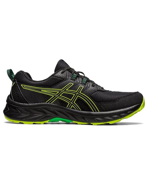 Asics Black Gel-Venture 9 Lime Zest' for men