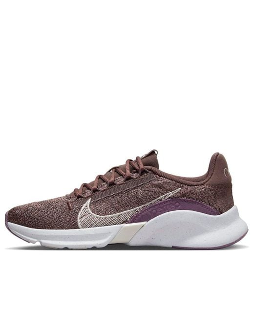 Nike Brown (Wmns) Superrep Go 3 Flyknit Next Nature 'Plum Eclipse'