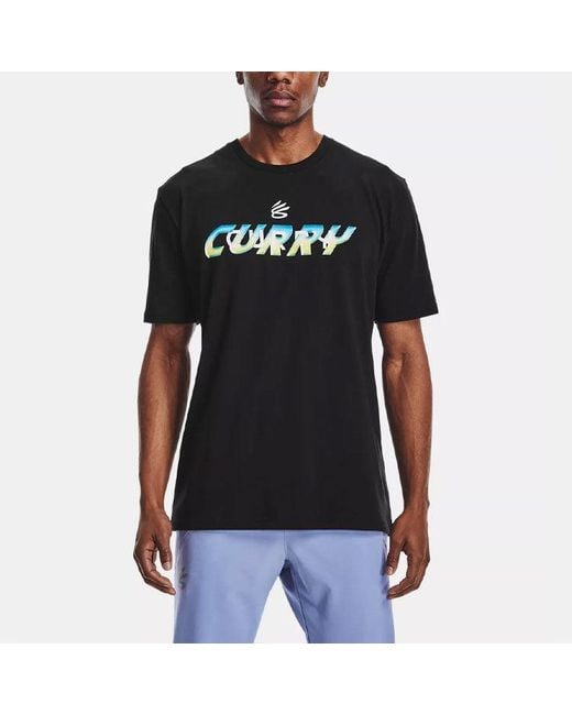 Under Armour Black Outdoor Athleisure Casual Sports Short Sleeve for men