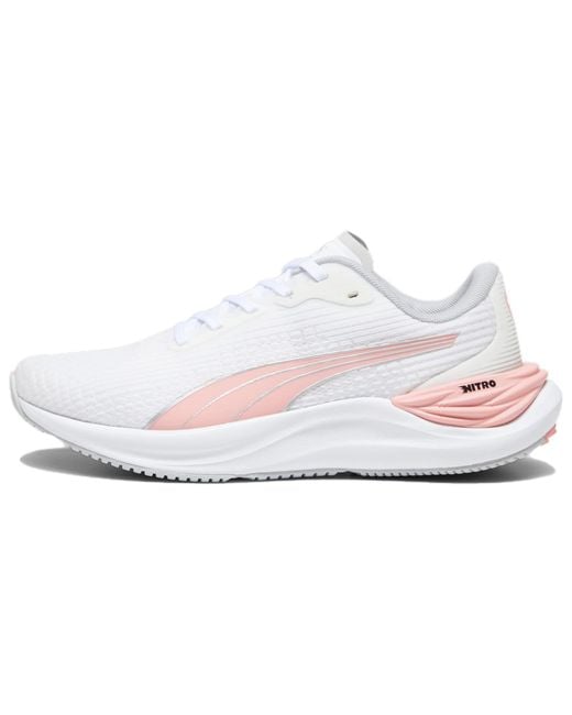 PUMA White (Wmns) Electrify Nitro 3 Peach Smoothie'
