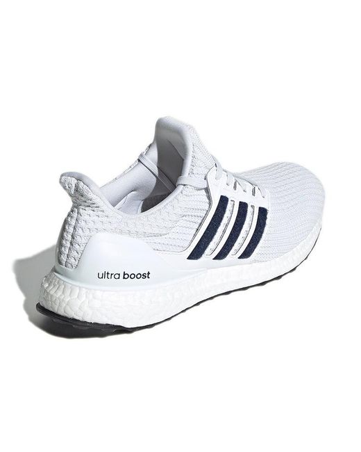 Adidas White Ultraboost 4.0 Collegiate' for men