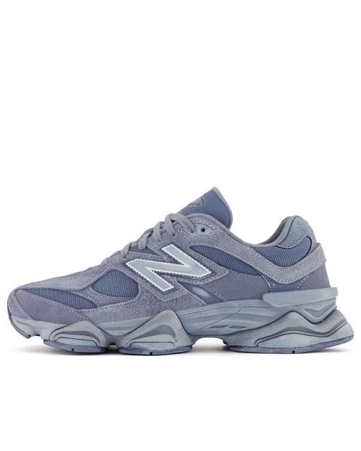 New Balance Blue 9060 Panelled Low-top Sneakers for men
