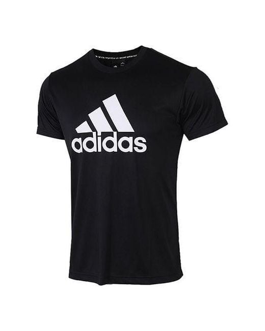 Adidas Black Training Casual Sports Short Sleeve for men