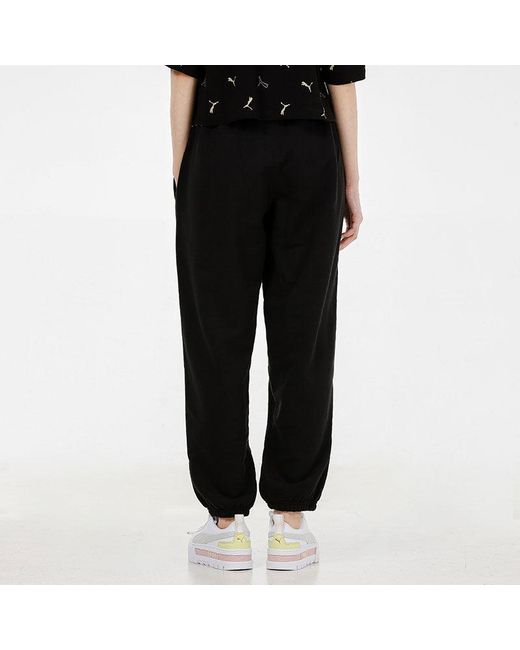 PUMA Black (Wmns) Sports Running Breathable Long Pants