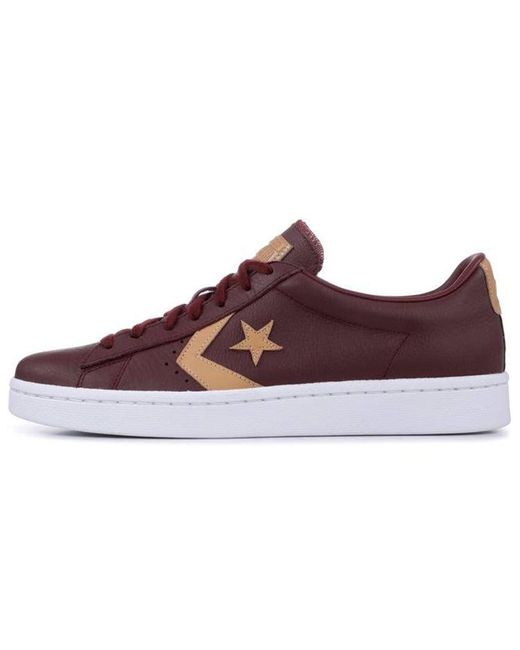 Converse Brown Pro Leather 76 Ox 'Deep Burgundy' for men