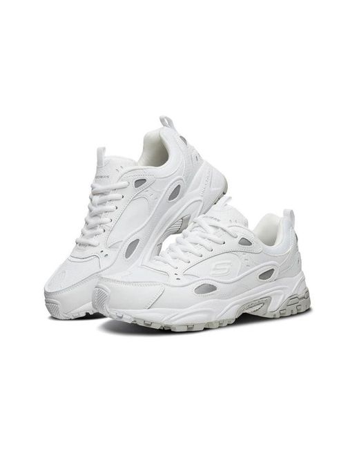 Skechers White Stamina Daddy Shoes for men