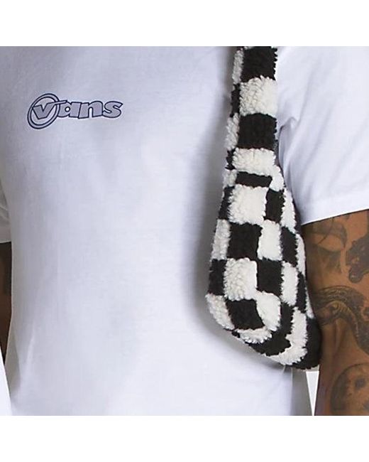 Vans Black Half Pipe Shoulder Bag Marshmallow'