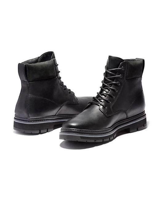 Timberland Black Port Union Waterproof Boots Full Grain' for men