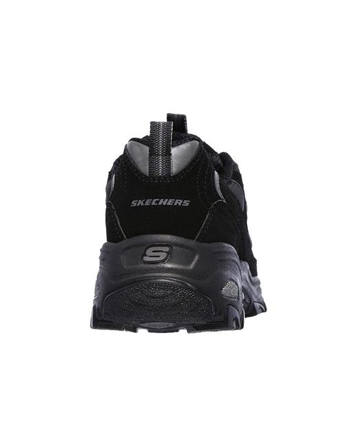 Skechers Black (Wmns) D Lites Sports Shoes