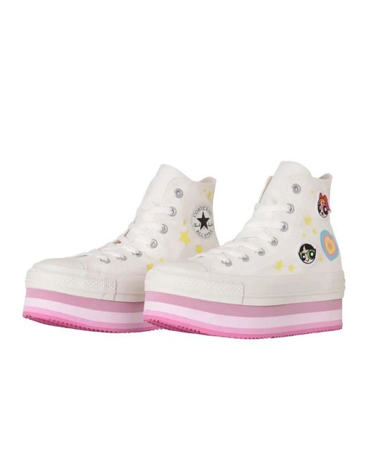 Converse Pink Chuck Taylor All Star Chunkyline Hi 'The Powerpuff Girls' for men
