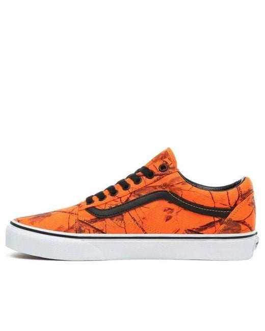Vans Brown Realtree X Old Skool 'Blaze Camo' for men