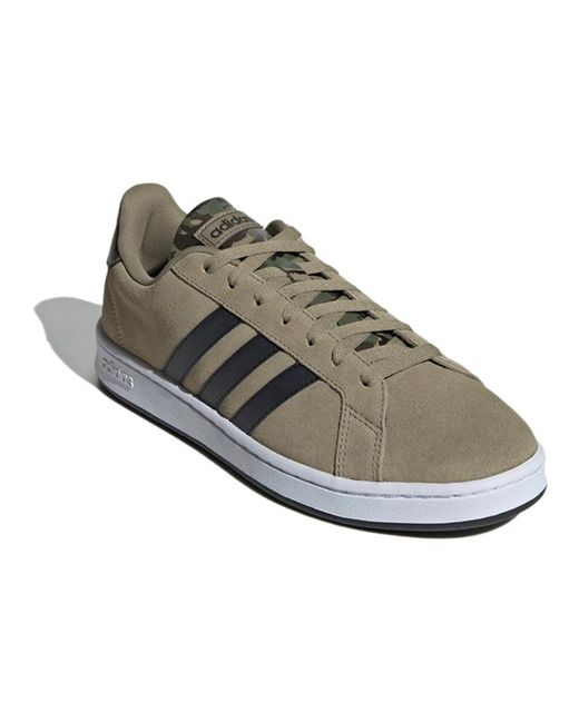 Adidas Brown Grand Court 'Orbit Carbon' for men