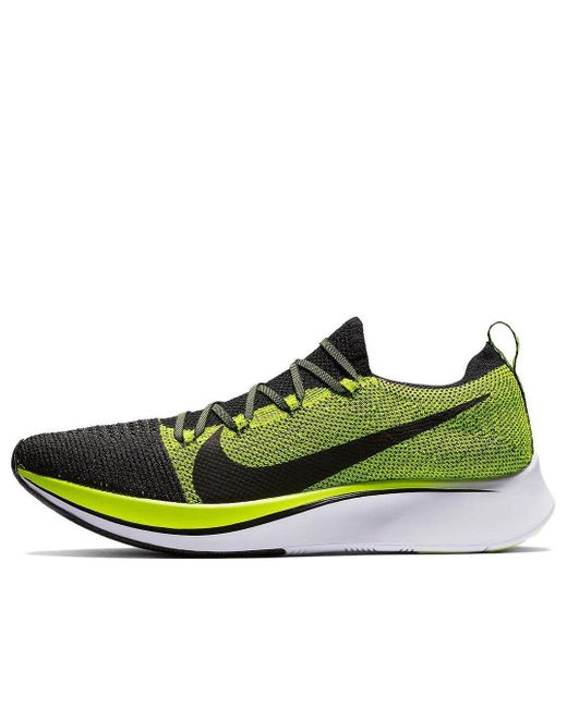 Nike Zoom Fly Flyknit Volt in Green for Men Lyst UK