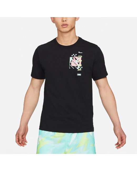 Nike Black Futura Funny Logo Printing Sports Breathable Short Sleeve for men