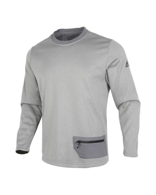Adidas Gray Fleece Lined Stay Warm Casual Running Sports for men