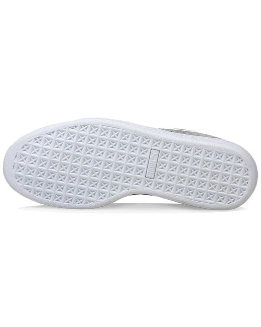 PUMA White Suede 'Displaced for men