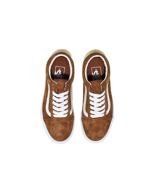 Vans Brown Old Skool 'Pig Suede for men