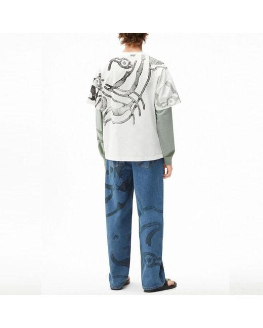 KENZO White Ss21 T-Shirt for men