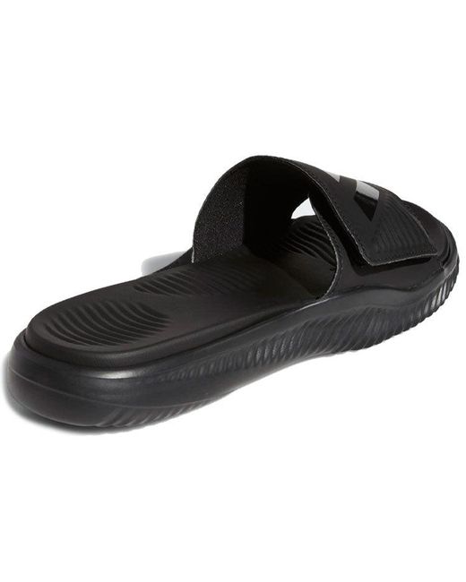 Adidas Black Alphabounce Slide for men