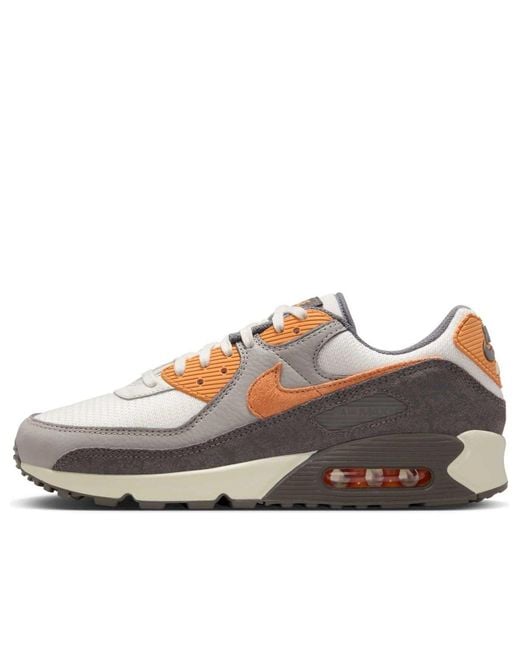 Nike Brown Air Max 90 Premium 'Flat Pewter Copper Moon' for men