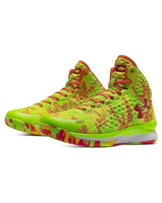Under Armour Green X Sour Patch Kids Curry 1 Retro 'Candy Reign' 2022 for men