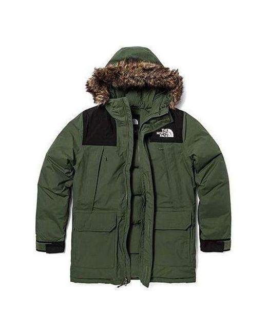 The North Face Green Mcmurdo Parka Jacket for men