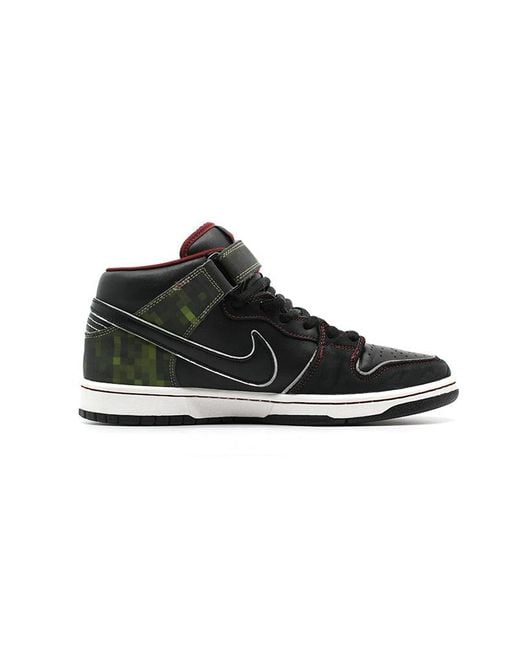 Nike Black Dunk Mid Elite Sb 'Nitraid' for men
