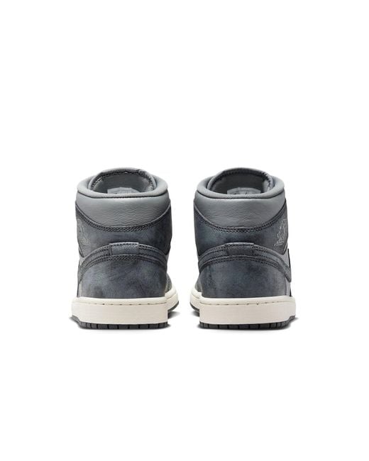 Nike Blue (Wmns) 1 Mid 'Distressed Smoke'