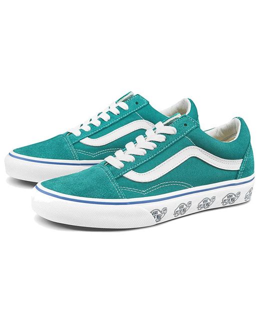 Vans Blue Sidewall Print Old Skool for men