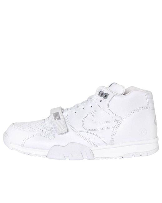 Nike White Air Trainer 1 Mid Sp/ Fragment Wolf' for men