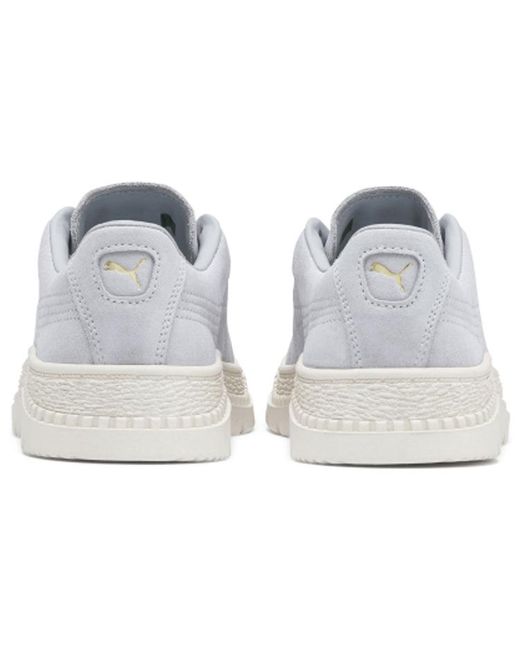 PUMA White (Wmns) Utility Suede 'Heather'