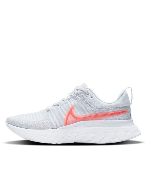 Nike White (Wmns) React Infinity Run Flyknit 2 'Sunset Pulse'