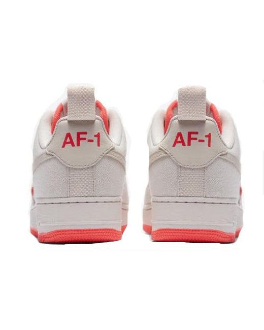 Nike White Air Force 1 07 Canvas 'Desert Sand' for men