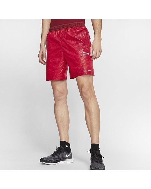 Nike Red X Gyakusou Logo Running Training Shorts for men