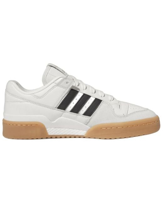 Adidas White Forum 84 Low Cl Gum' for men