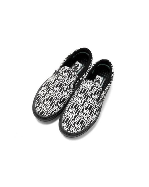 Vans Black Comfycush Slip-On 'Brush for men