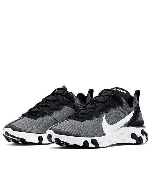 Nike White React Element 55 'Anthracite' for men