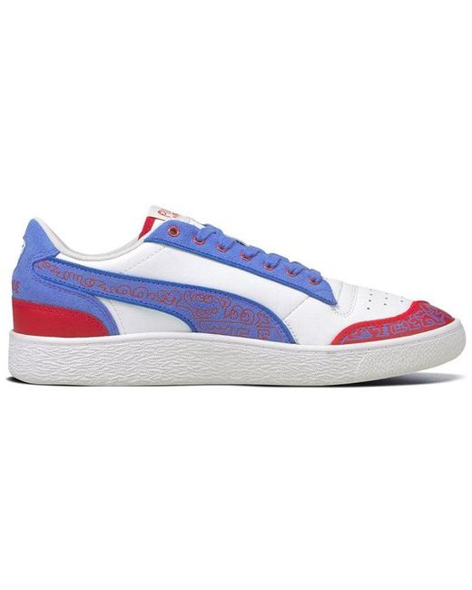 PUMA Blue Ralph Sampson Mr Doodle Casual Shoes for men