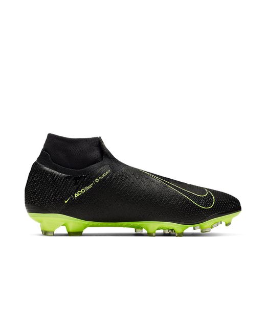 Nike Black Phantom Vision Elite Df Fg Volt' for men