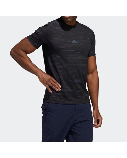 Adidas Black Jaq Printing Short Sleeve T-Shirt for men