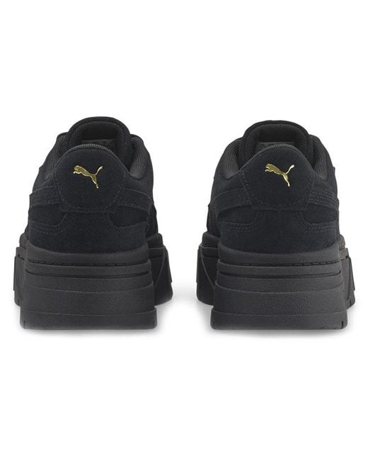 PUMA Black (Wmns) Mayze Stack Suede